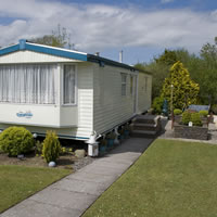 Static Caravan with Garden at Morgan's Lodge